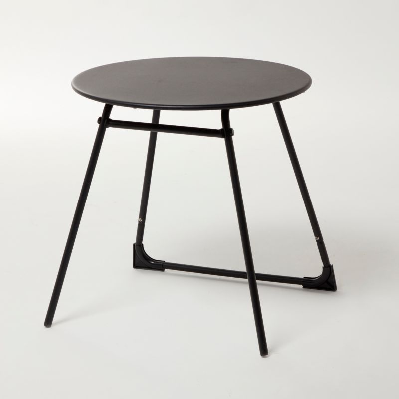 Stolik GoodHome Morillo 50 cm czarny