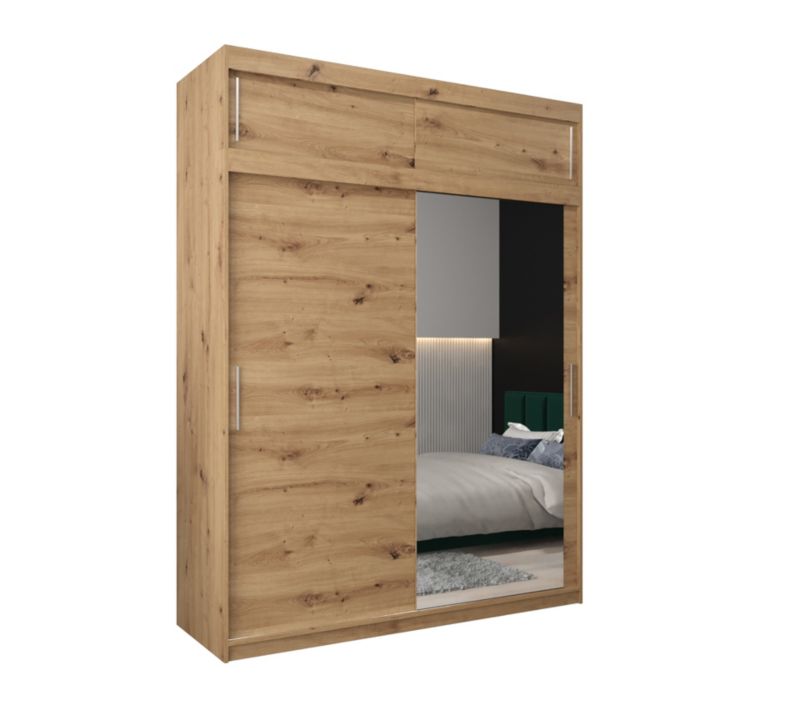 Szafa przesuwna Garderoba Abiks Tokyo 2 180 artisan + artisan z nadstawką 1 szt.