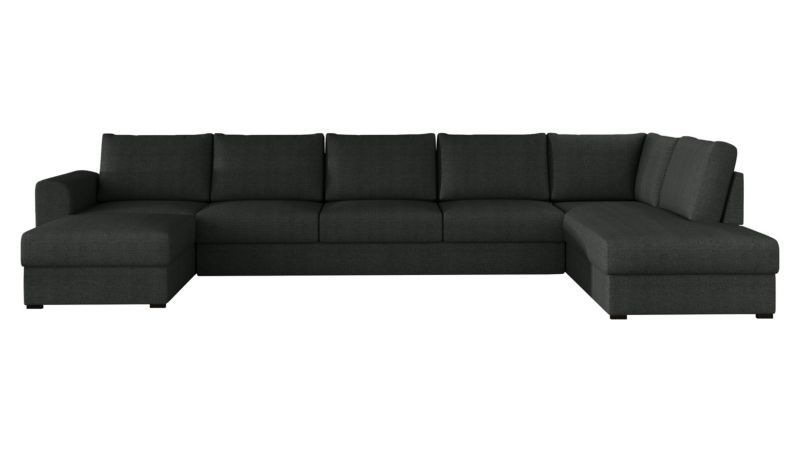 Narożnik z funkcją spania MIRJAN 24 Wilma Large prawy antracytowy 1 szt.