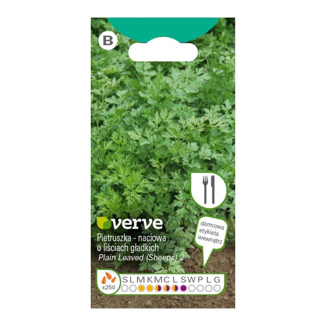 Nasiona pietruszka Plain Leaved Verve