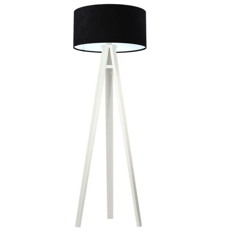 Lampa Bps Koncept stojąca HOME 50 czarna/biała 1 szt