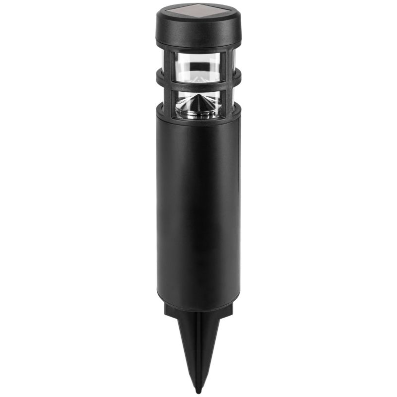 Lampa ogrodowa solarna LED MasterLED Latarnia 0.1W 40cm 3000K P44 czarna wbijana 1 szt.