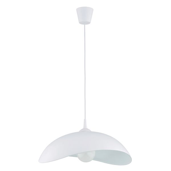 Lampa wisząca Alfa Jaśmin 1153 biała do kuchni 1xE27 x 15W 1 szt.