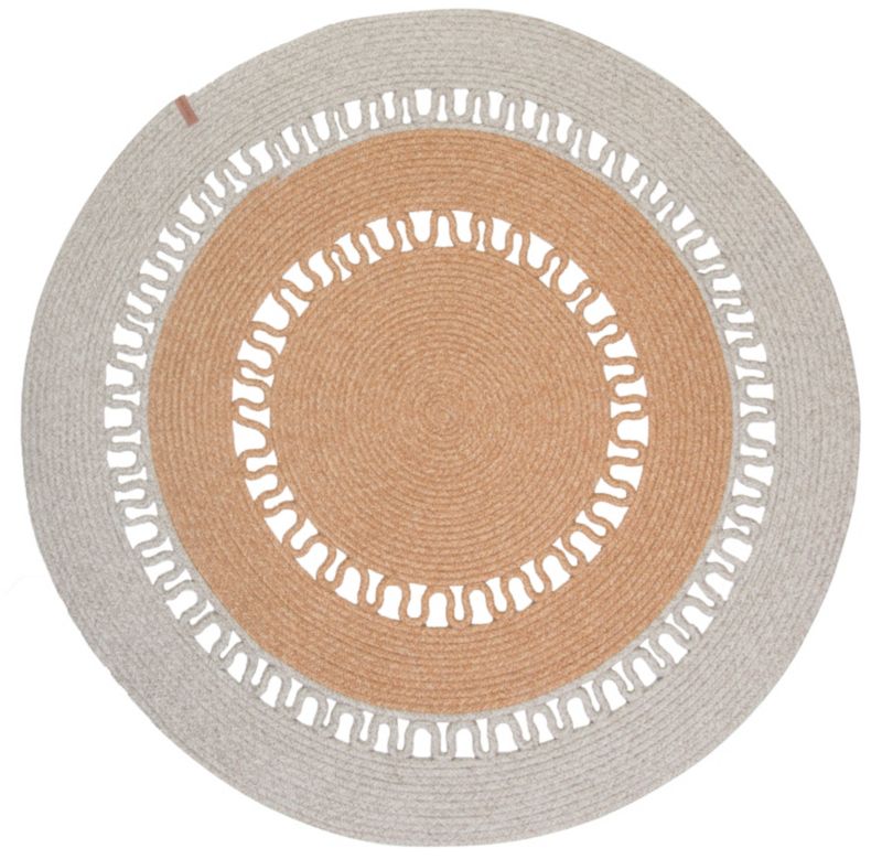 Dywan okrągły Direct Home and Garden DONA szary 100 cm 1 szt.