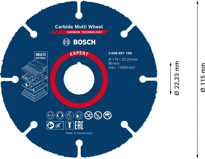 Tarcza uniwersalna Bosch Expert 115 mm