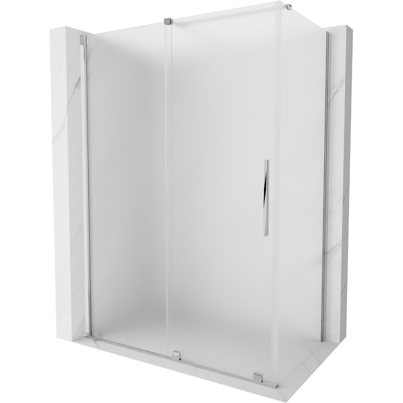 Kabina prysznicowa prostokątna Mexen Velar szron chrom 1 szt.