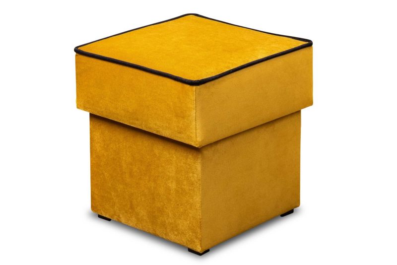 Pufa do siedzenia podnóżek Bonni Merida otwierany Żółty 1 szt.