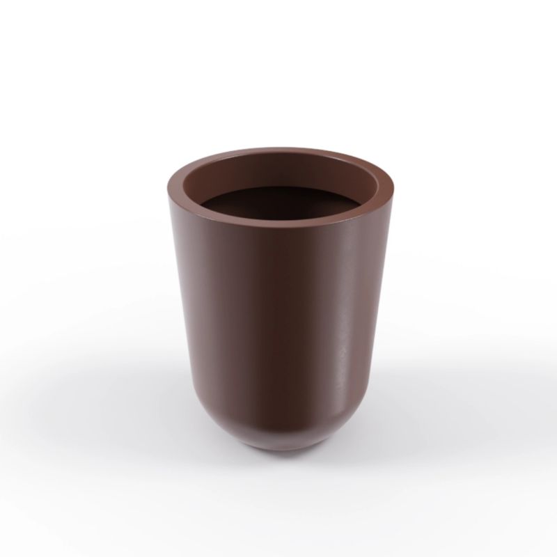 Doniczka Lechuza Z Polietylenu Do Domu Na Taras WESTA PL-WE50 czekolada 1 szt