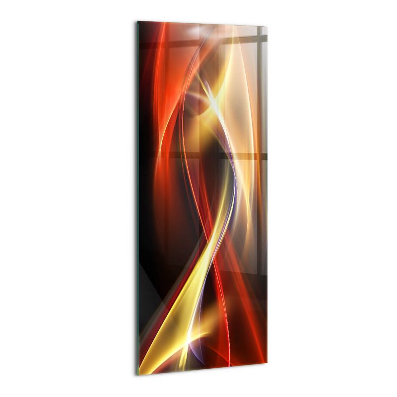 Obraz Szklany Wallfluent 50x125 cm Abstrakcja dym i światło 1 szt.