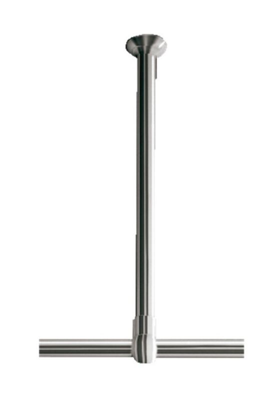 Drążek prysznicowy sufitowy 56 cm Sealskin Seallux biały, aluminiowy, 1 szt.