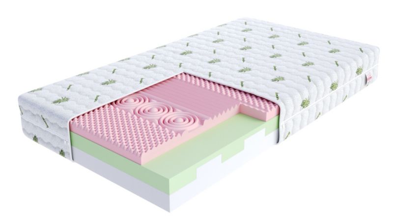 Materac piankowy FDM ROTELLO 160x200 profilowana pianka termoelastyczna 1 szt.