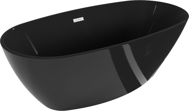 Wanna wolnostojąca Mexen Eris czarna 170x80 cm 53441708070-201 szt.