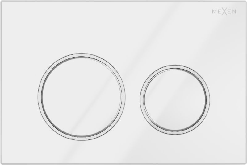 Przycisk spłukujący Mexen Fenix 07 XS biały błyszczący 1 szt.