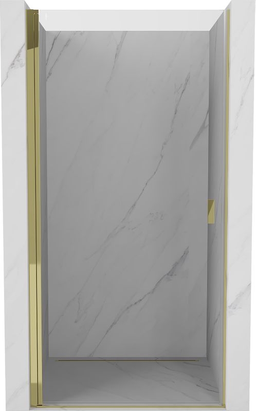 Drzwi prysznicowe uchylne Mexen Mist-B transparent złoty 60x200 cm 1 szt