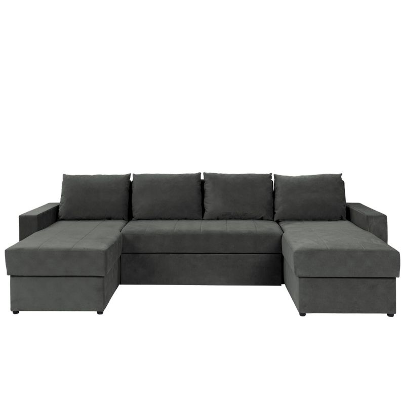 Narożnik z funkcją spania MIRJAN 24 Denver Bis grafit 1 szt.