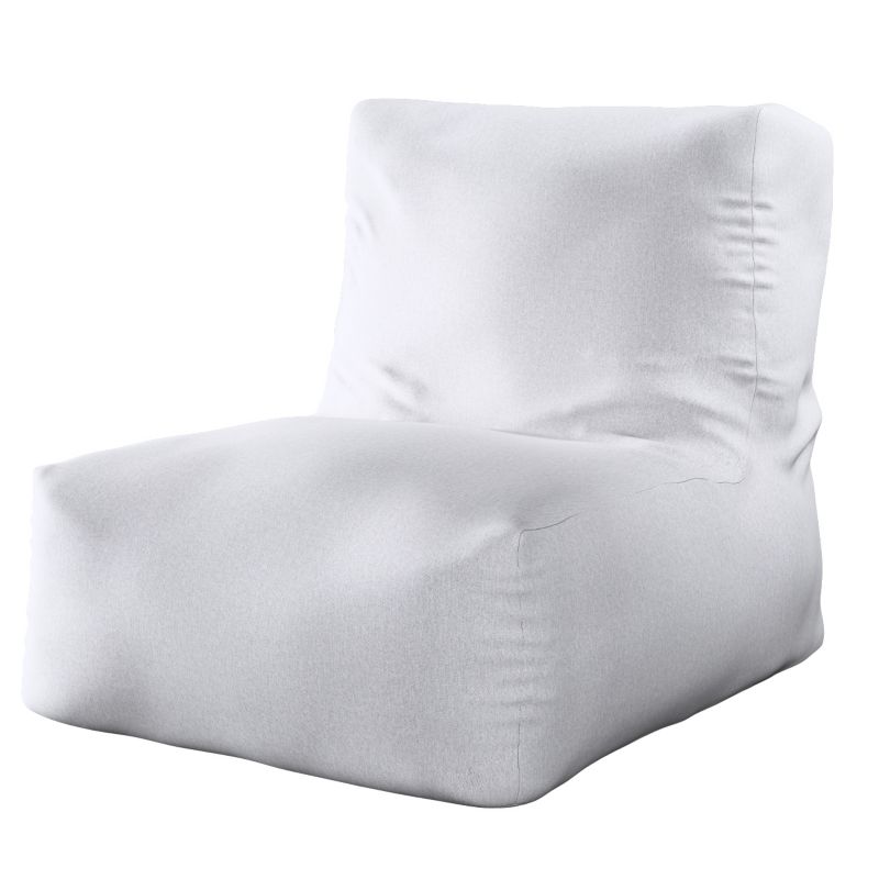 Pufa- fotel Dekoria 67 x 31 x 75 cm szary melanż 1 szt.