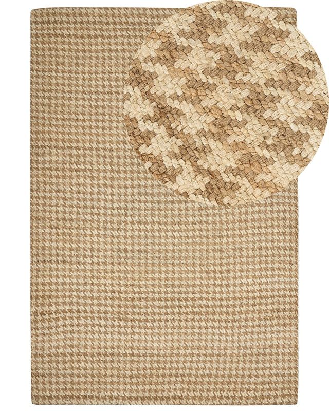 Dywan z juty 200 x 300 cm beżowy Araptepe 1 szt.