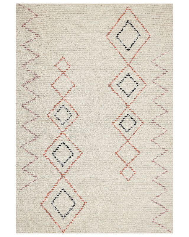 Dywan bawełniany 160 x 230 cm beżowy Guwahati 1 szt.