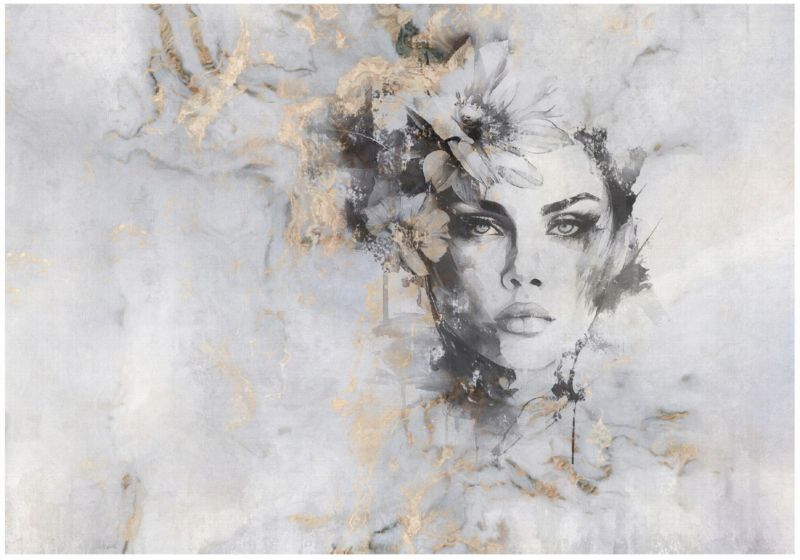 Fototapeta Na Flizelinie WALLARENA 350x250 cm Tapeta Do Sypialni Salonu Kobieta Marmur 1 szt.