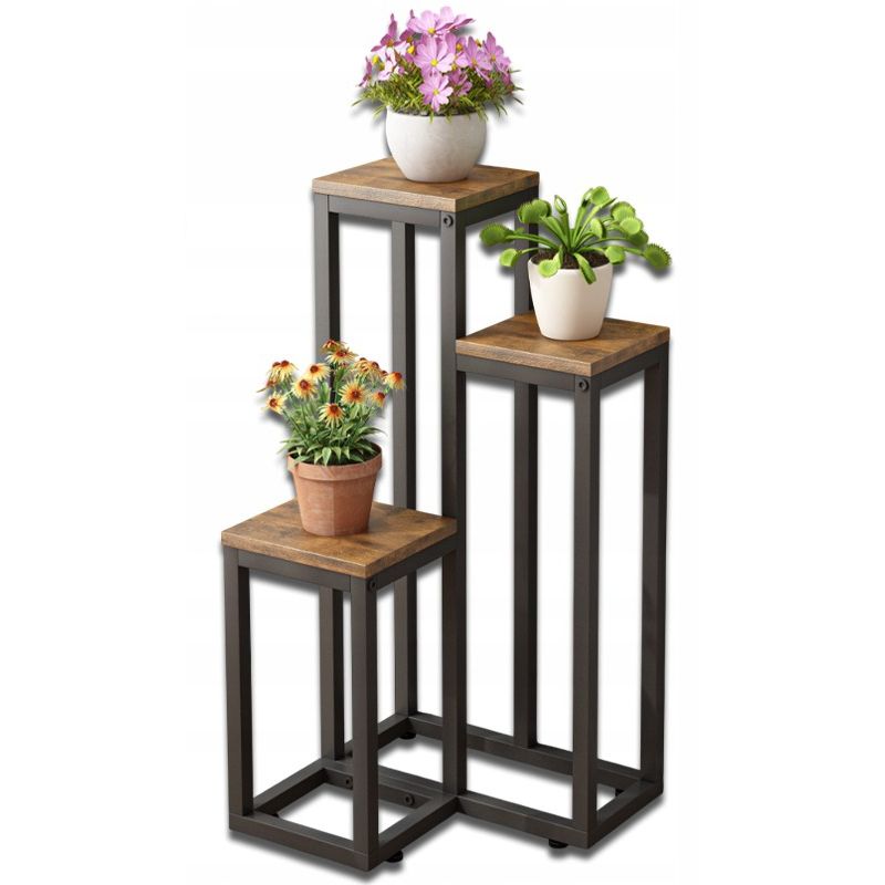 Kwietnik Rebiko stojak na rośliny kwiaty doniczki rustykalny metalowy 1 szt.