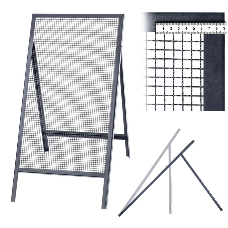 Sito KADAX Budowlane Do Piachu Piasku Ziemi murarskie 120x60cm Żwiru Oczko 10mm 1szt.