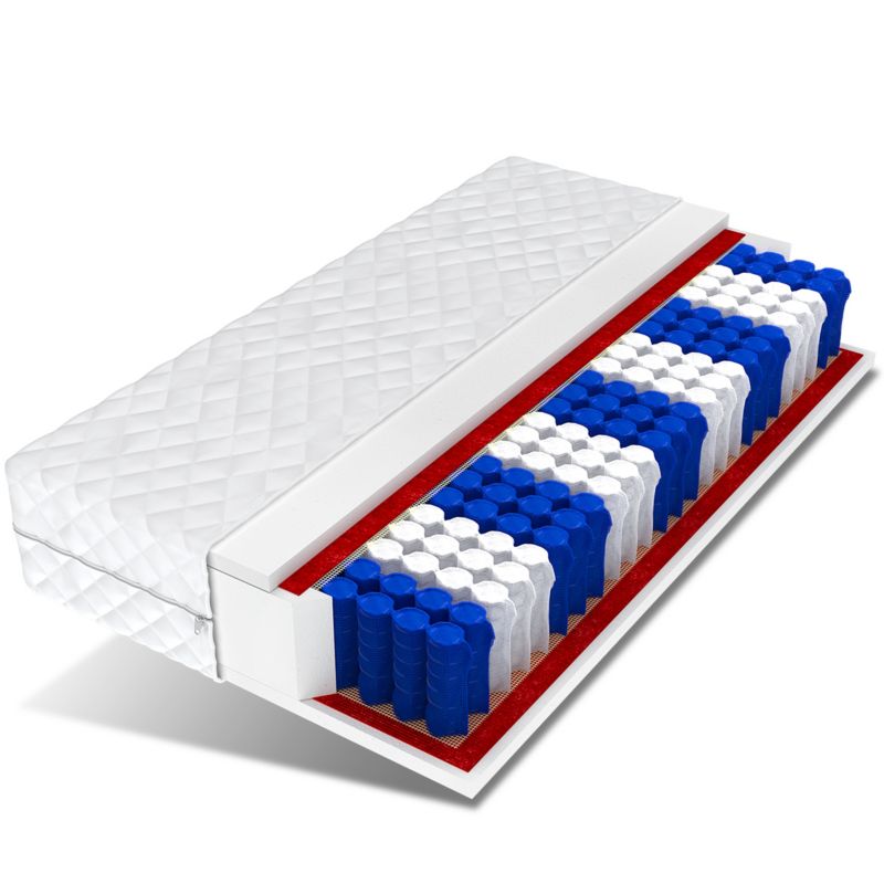 Materac kieszeniowy METIS 180X200 sprężyny kieszeniowe stref i pianka poliuretanowa T25 1 szt.