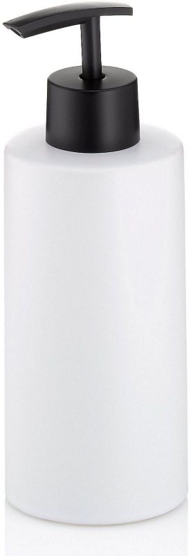 Dozownik do mydła Kela Matsi stawiany 300ml biały/czarny ceramika 1 szt.