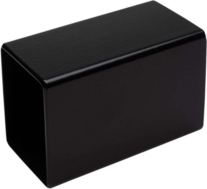 Łącznik poręczy Kornik 37 x 47 mm czarny