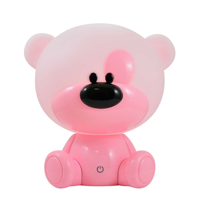 Lampka nocna Sanico Goldlux LED MIŚ BIBI Różowy akumulator + przewód USB-C - 1 szt.