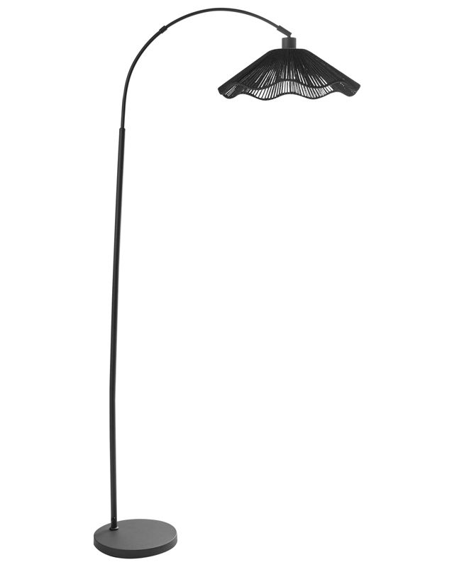 Lampa podłogowa Migori Papier Czarny 1 szt.