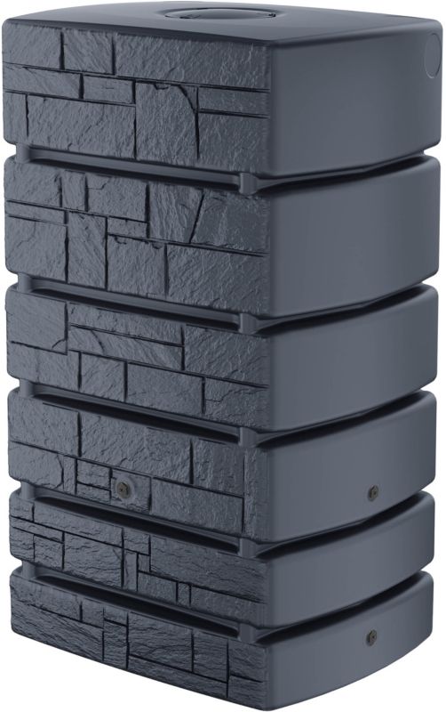 Zbiornik na deszczówkę Prosperplast Tower Stone 500 l antracyt