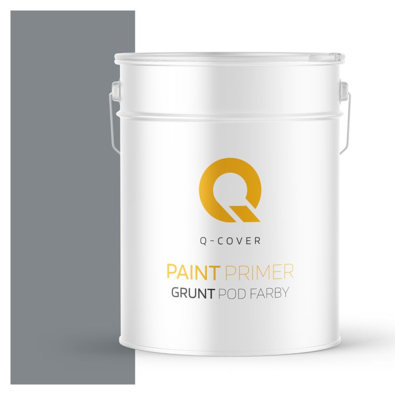 Grunt pod Farbę Elewacyjną Q-Cover Szary ciemny z odcieniem niebeskiego F255 10L