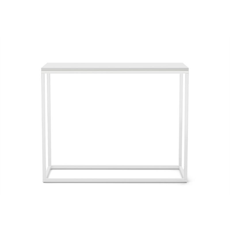 Konsola Bettso Well 100 cm stylowa do sypialni na białym stelażu biały 1szt.