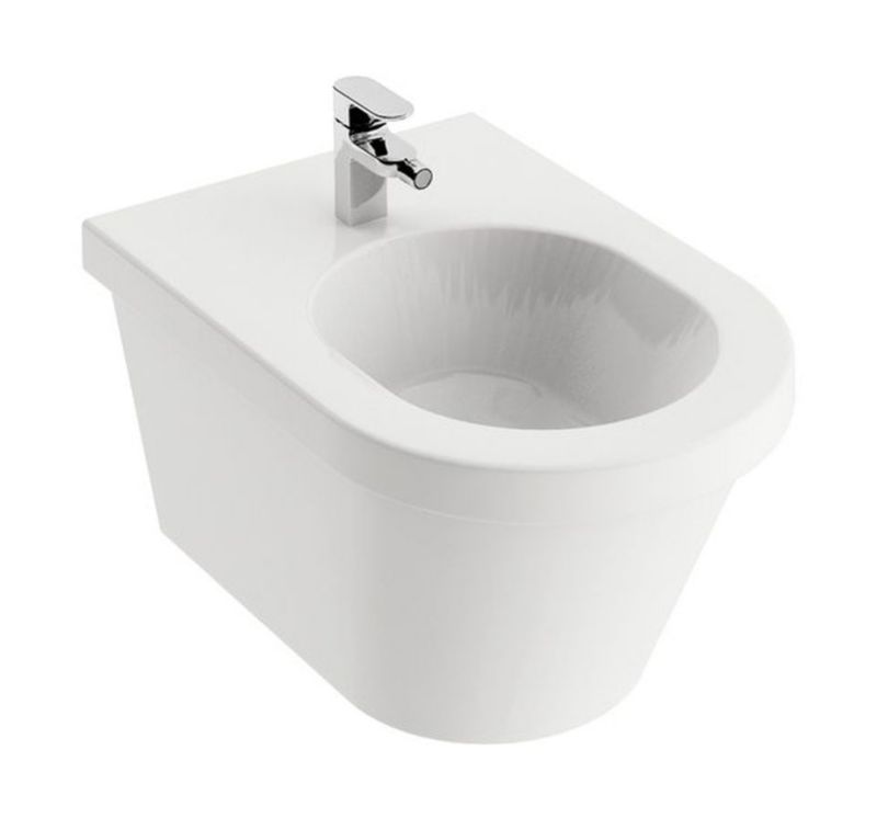 Bidet wiszący Ravak chrome biały 360x525x300 mm ceramika 1 szt.