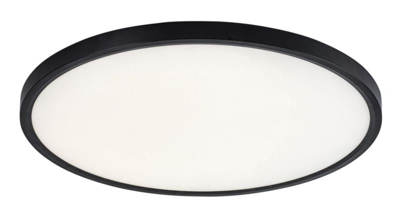 Plafon sufitowy lampa Rabalux Paulos czarno-biały LED 48W 4000K 3000lm IP20 wym: 2,5 x 50 x 50 cm tworzywo sztuczne - 1 szt.