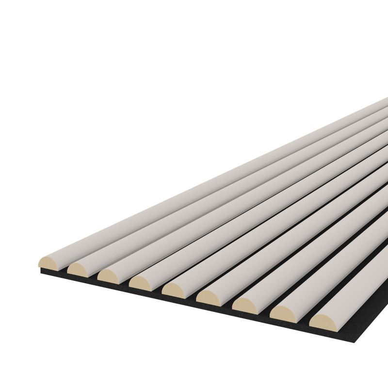 Panel lamelowy ścienny na filcu MDF 40 x 260 cm kaszmir