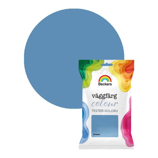 Tester farby kolorowej Beckers Vaggfarg Colour stream 0,05 l
