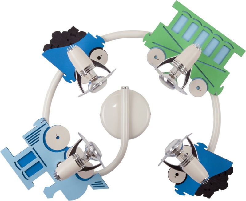 Lampa sufitowa wisząca Nowodvorski Lighting Train 6598 dziecięca 4xE14 R50 x 40W 1 szt.