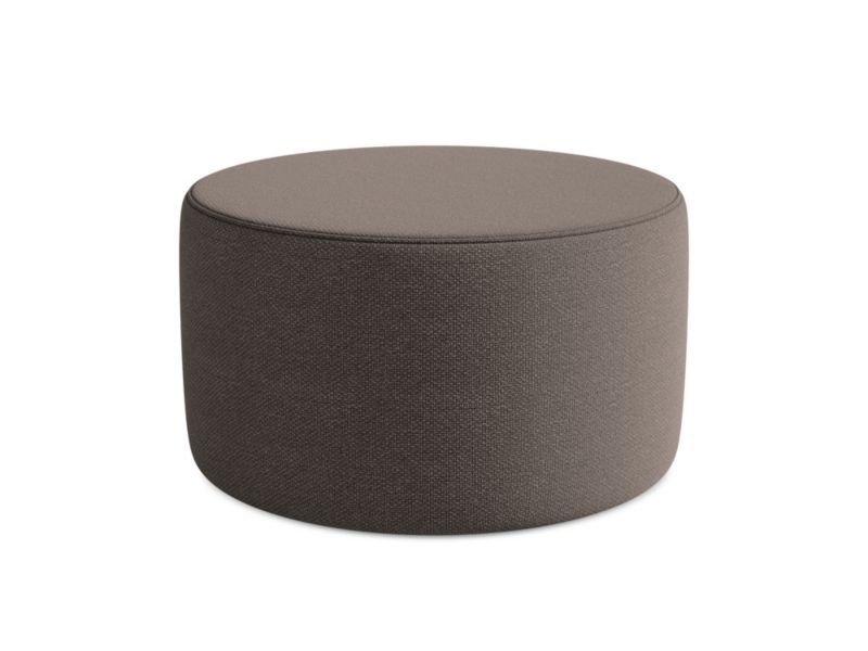 Pufa LaMiaSofa SALERNO z tkaniny bouclé 81x81 cm czekoladowy 1 szt.