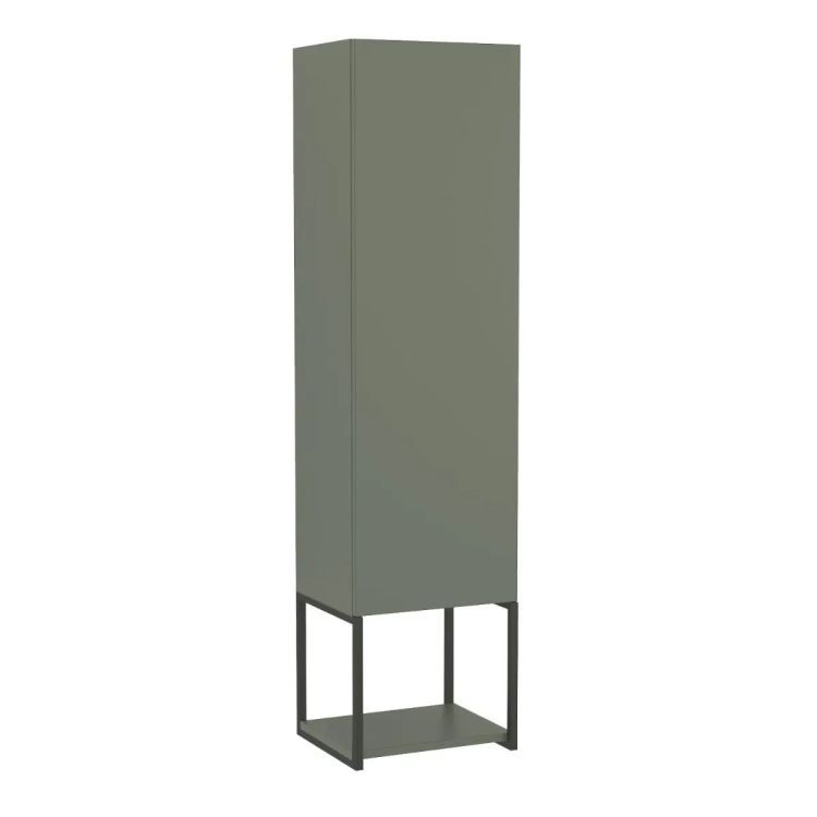 Szafka łazienkowa KROFAM LOV 33 cm szaro-zielony półmat wysoka 1 szt.