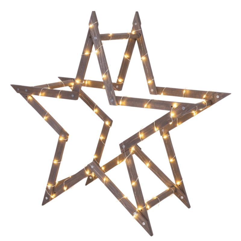 Gwiazda świąteczna 3D MODO24 ulepszona z koziołków IMPREGNAT 139 cm ModoStar 1 szt.