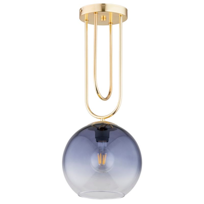 Lampa wisząca Alfa Żanet 1894 złoto-grafitowa nowoczesna 1xE27 x 15W 1 szt.