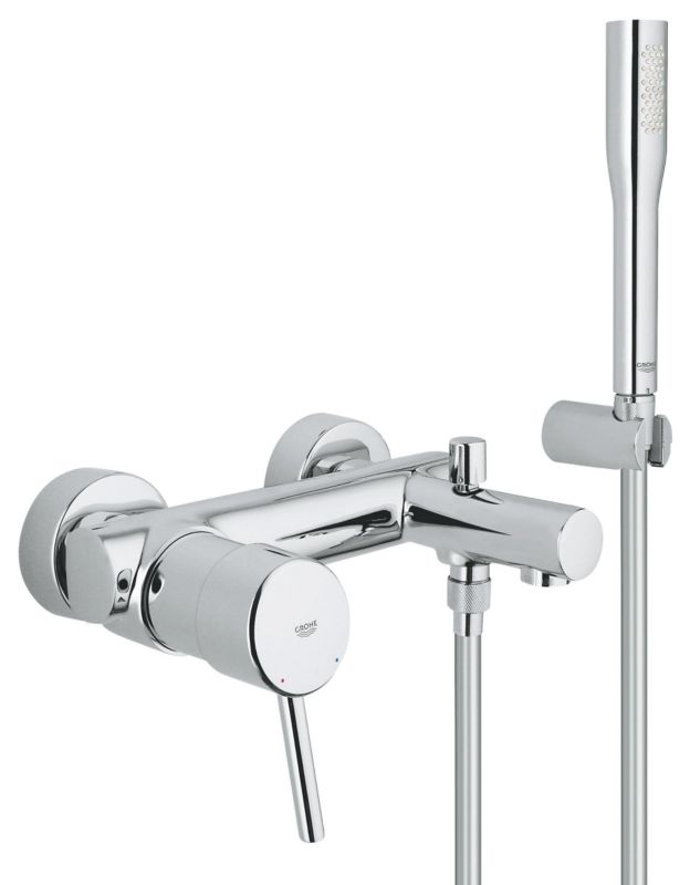 Bateria wannowo-prysznicowa Grohe Concetto starlight chrome z zestawem prysznicowym 1 szt.