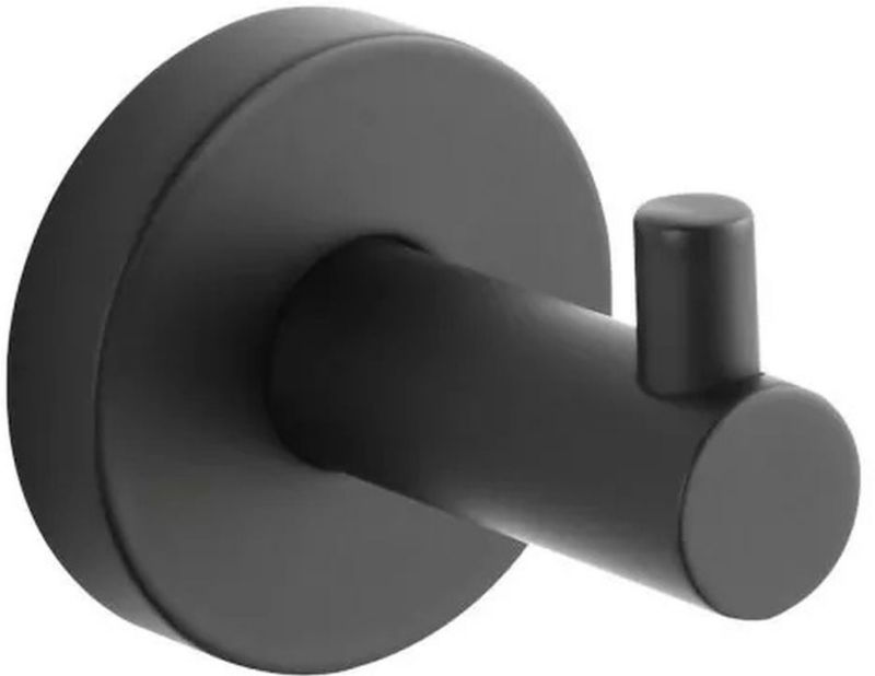 Wieszak na ręcznik Stella Classic czarny mat 5.5x5.5x5.5 cm 1 szt.