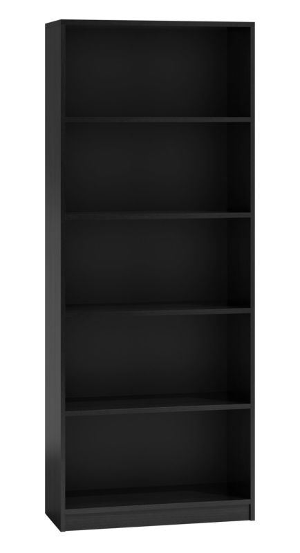 Regał Na Książki Topeshop R60 60 cm Czarny 30x60x182 cm 1 szt.