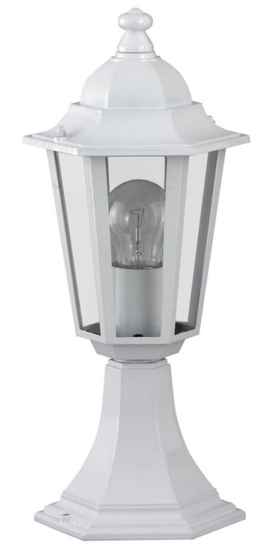 Lampa ogrodowa stojąca Rabalux Velence biało-przezroczysty 1 x E27 x IP43 wym: 40 x 21 x 21 cm - 1 szt.