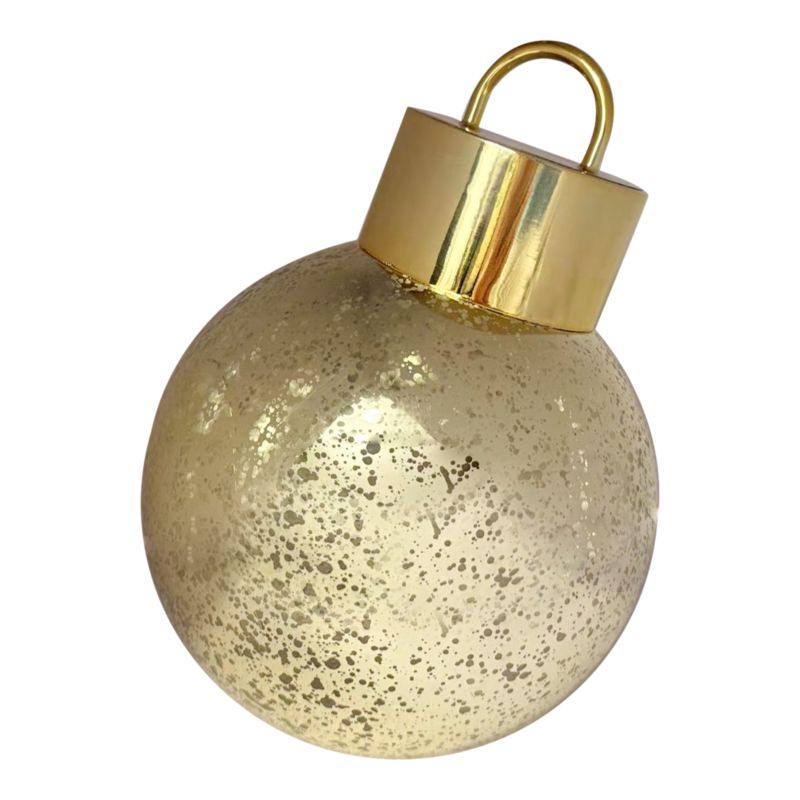 Bombka led złota mała