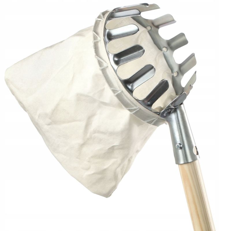 Zbierak Do Owoców KADAX Jabłek Z Workiem Zrywak Zbieracz Podbierak Z Trzonkiem 1szt.