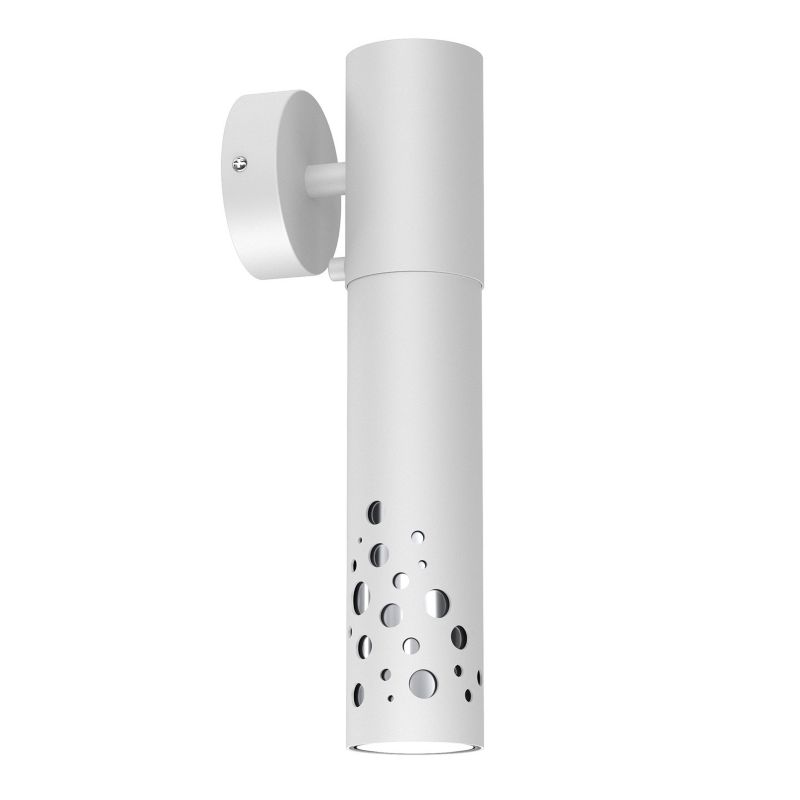 Kinkiet ścienny Luminex Altro Buble biały mat-chromowany styl nowoczesny 1 x GU10 x 8W IP20 wym: 30 x 8 x 10,5 cm - 1 szt.