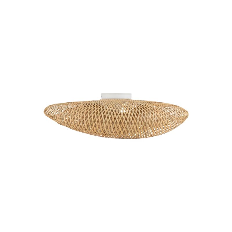 Lampa sufitowa wisząca Nowodvorski Lighting Havana M 1713 naturalne drewno-biała dekoracyjna 1xE27 x 25W 1 szt.